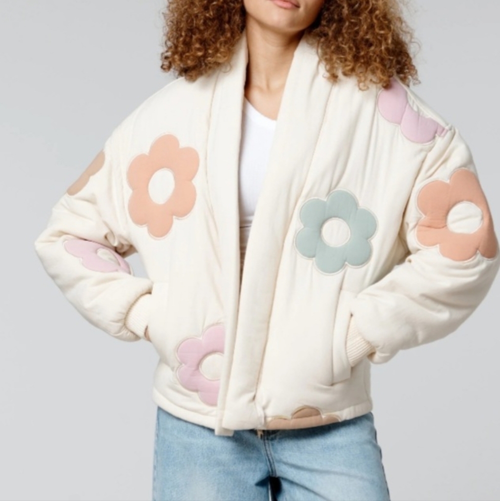NWT Free People Flower Bath Jacket